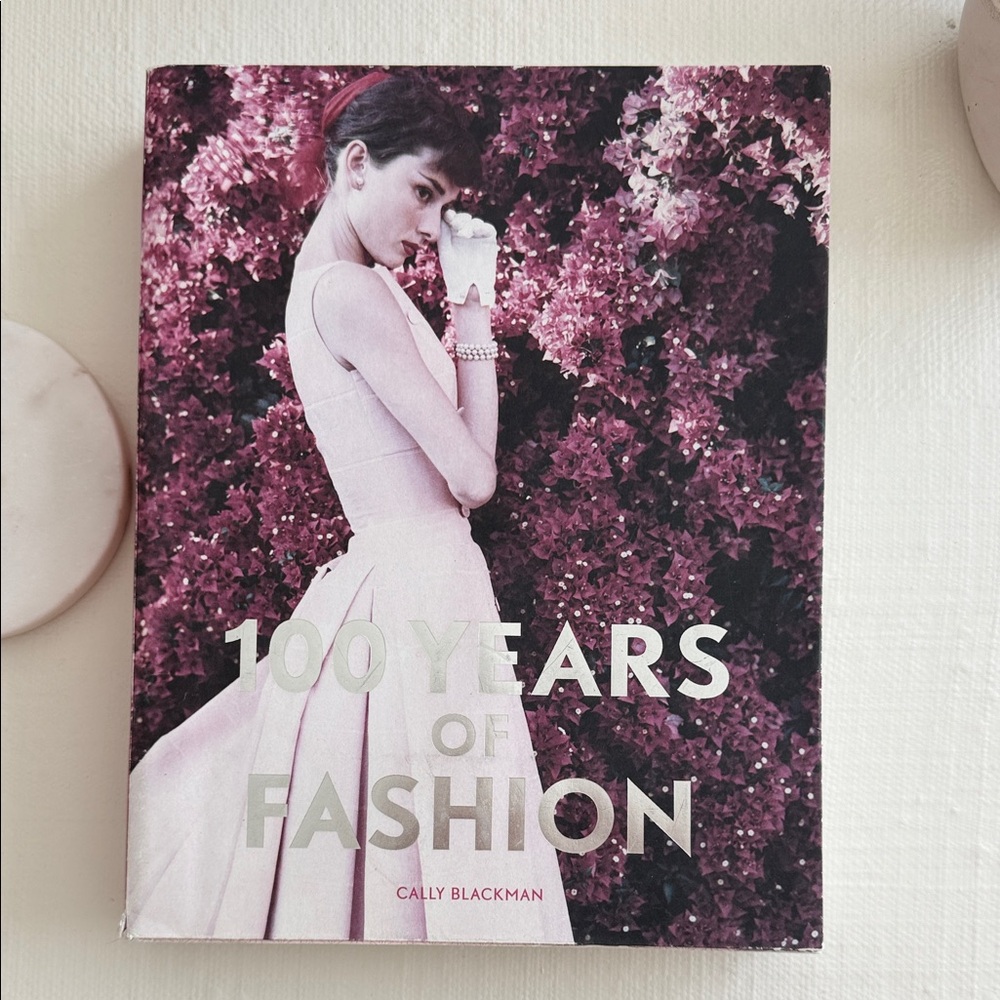 100 Years of Fashion Coffee Table Book - Pink Cover